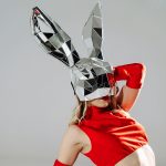 mirror-hare-mask-for-performances-on-stage