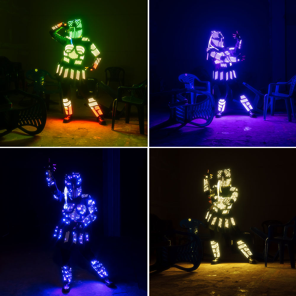 Adult Cosplay LED light up Predator Costume - by ETERESHOP