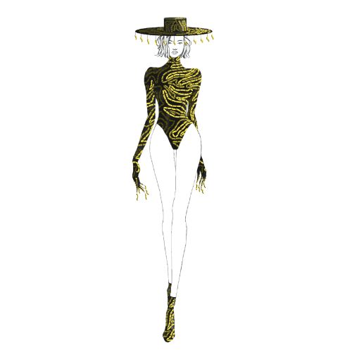 sketch-mirror-bodysuit-with-hat