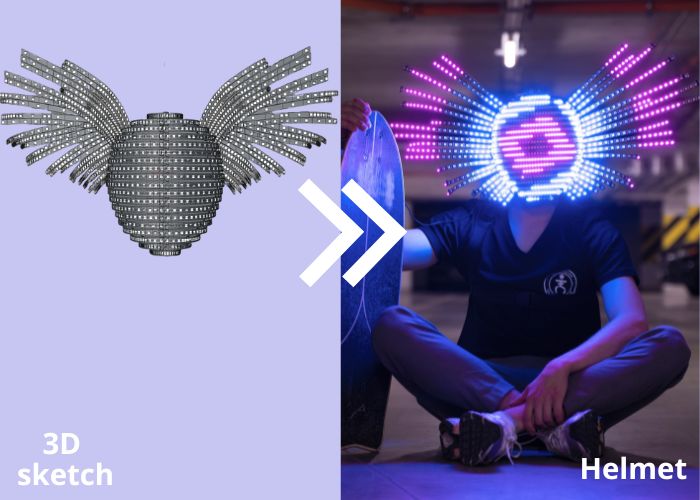 LED-helmet-in-the-shape-of-an-owl-for-festival