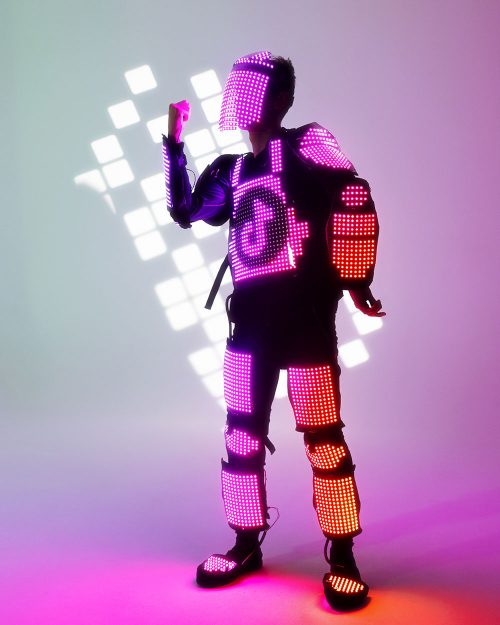 Programmable-Led-robot-suit