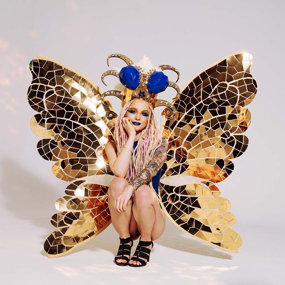 Mirror Butterfly Wings Costume for adults - by ETERESHOP