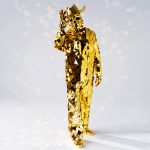 golden-mirror-man-cowboy-suit