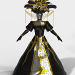 3d-model-masquerade-dress