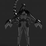 3d model of a scorpion costume for adults
