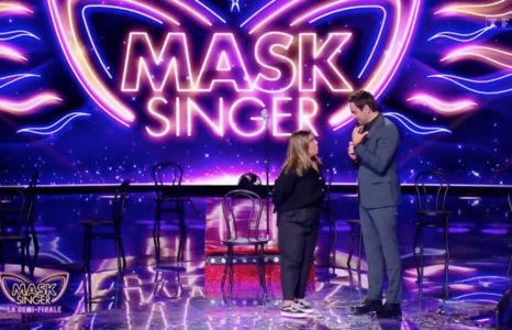 Ines Reg at the Masked Singer France 2022