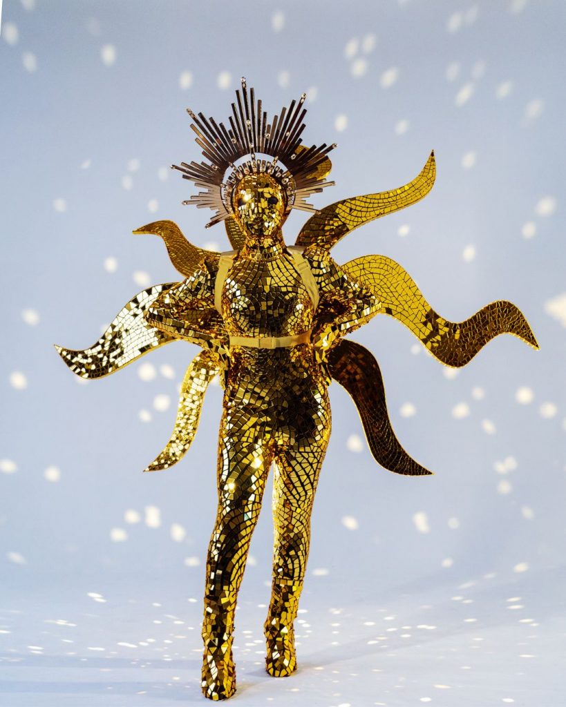 Mirror Sun Costume for masked singer France 2023