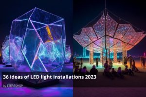 36 ideas of LED light installations 2023