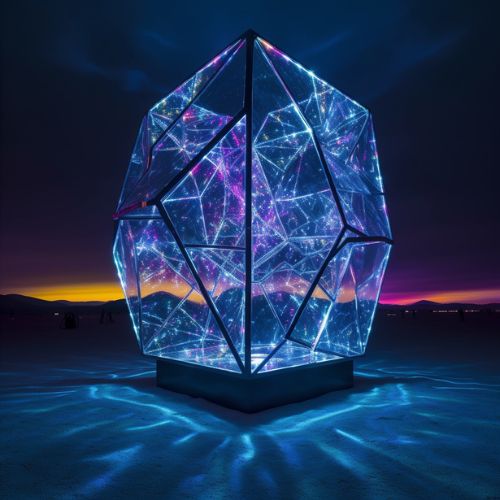 56 Art Installations with LED Lights by ETERESHOP