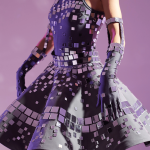 Mirror dress stiltwalker Disco Ball jumpsuit