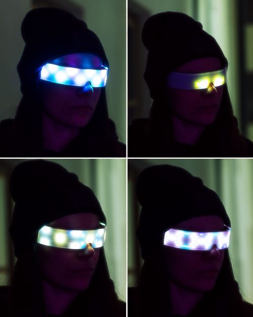 led dj glasses