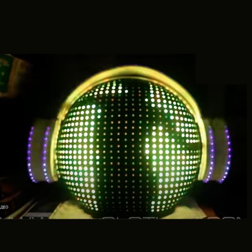 led helmet for party