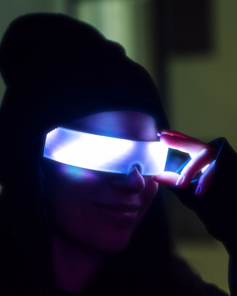 Reflective Festival Laser Glasses - Led Sunglasses For Parties & Events