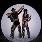 mirror disco ball cowboy collection costume man back girl front