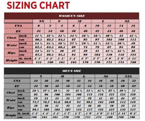 outfit sizes