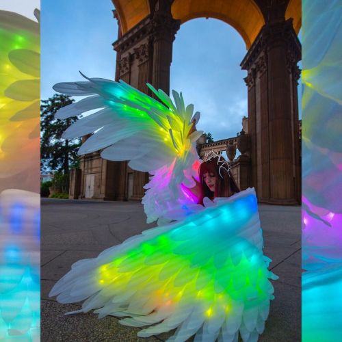 Angelic LED Wings Costume for Photo shoot