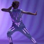 gym suit with LEDs