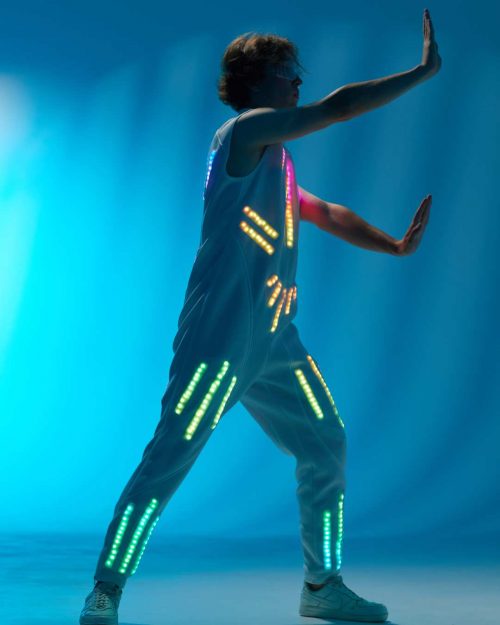 led light up gym suit