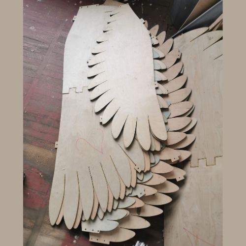 BUDGET-FRIENDLY AND EASY ANGEL WINGS / DIY ANGEL WINGS MADE OF PAPER 