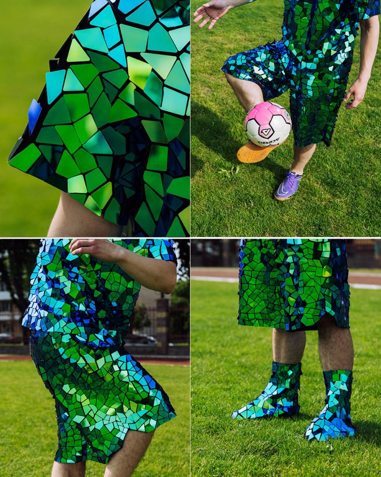 Mirror Football Player Costume by