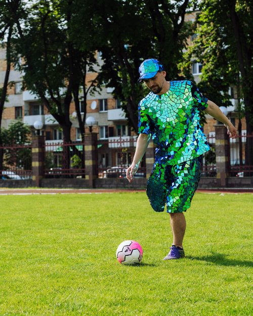 soccer player costume for the festival