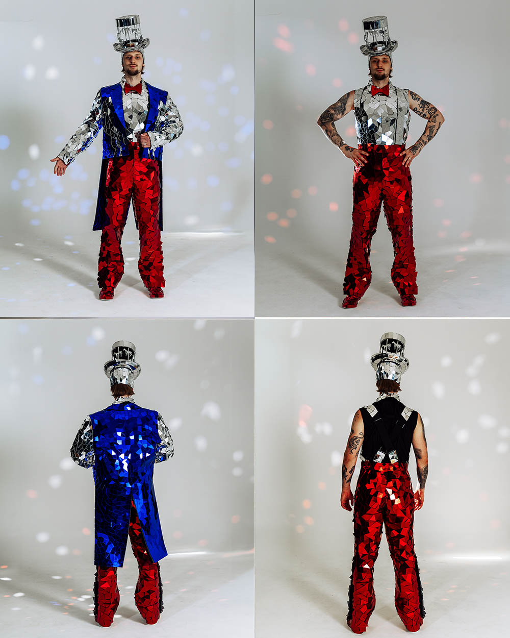 Mirror Costumes with a Disco Ball Effect - by ETERESHOP