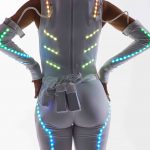 LED light up gymnastics costume