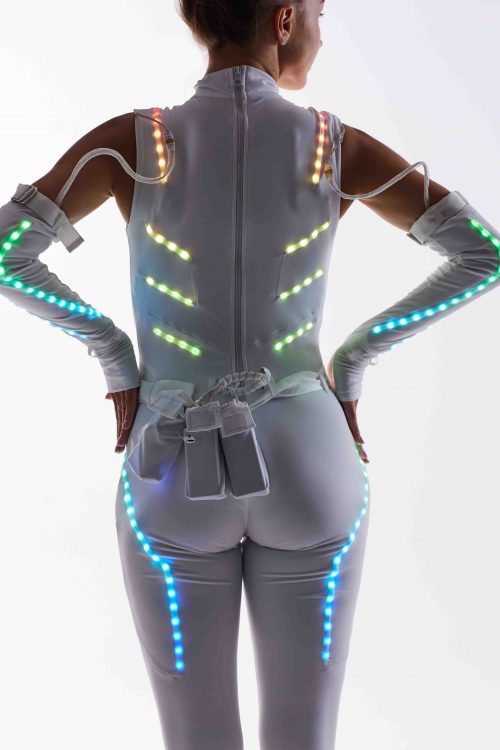 LED light up gymnastics costume