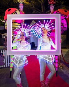 LED Cage Dresses for Sstand Tall Entertainment