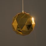 Gold Mirror Disco Ball Decor