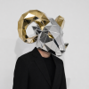 3D Silver and gold Mirror Ram Mask [prototype]